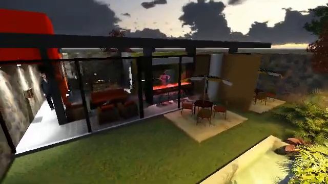 recorrido virtual casa candelaria- colombia autocad archicad lumion смотреть онлайн