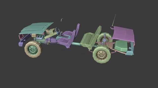 CarWar devlog#5 - New Car and Gun Models (Blender) смотреть онлайн