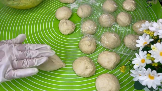 Пирожки с картошкой.Мягкое как пух тесто для жаренных пирожков .Необычные и воздушные тесто смотреть онлайн