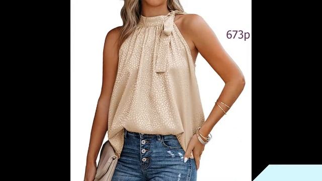 Одежда с AliExpress - Красивый летний топ смотреть онлайн