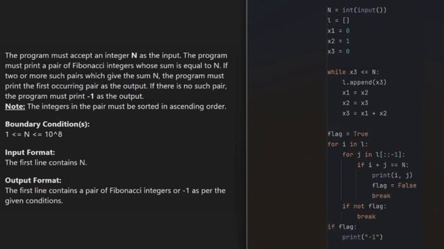 Skill Rack Today's Daily Challenge | 8/8 | Sum - Fibonacci Pair | SKILL RACK🚀