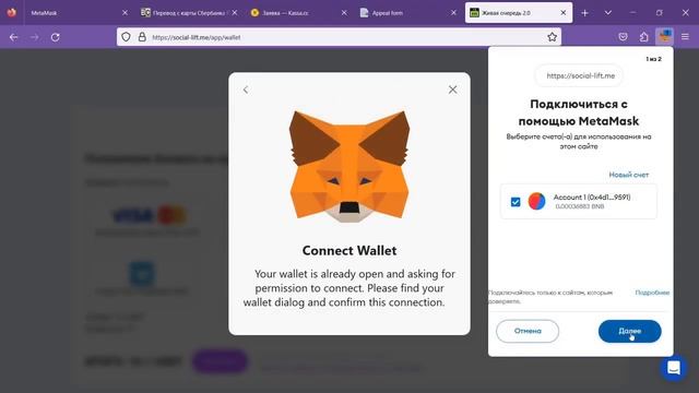 Инструкция 3 Оплата через Metamask смотреть онлайн