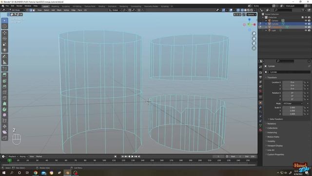 Blender Tutorial : How to Merge Two Edge Loops or Rings in Blender 3.1 смотреть онлайн