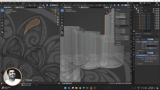 Master 3D Ornament Modeling in Blender: Design 03 | Part 03 | #Blender3D #Ornament #Design #Tutoria смотреть онлайн