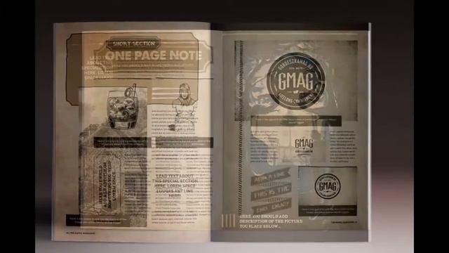 The Rustic Magazine Indesign Template смотреть онлайн