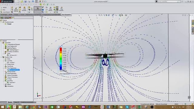 Solidworks CFD 17inch CF Propeller смотреть онлайн