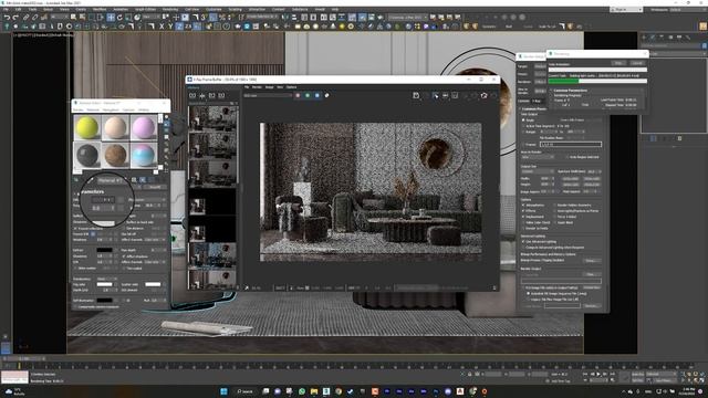 V-ray Frame Buffer part-2 شرح القوائم والأعدادت من الصفر смотреть онлайн