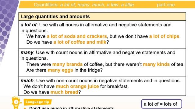 Unit 3 9th grade Quantifiers смотреть онлайн