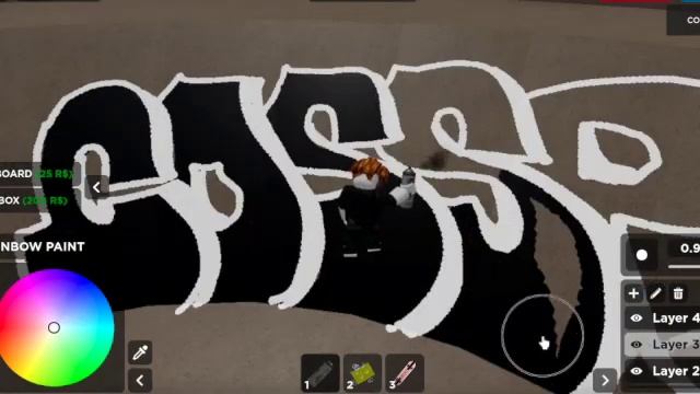 Roblox Spray Paint - COSSPE Graffiti смотреть онлайн