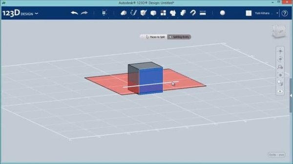 123D Design Tutorial: "Modify" -Press/Pull, Tweak, Split Face, Fillet, Chamfer, Split Solid, Shell