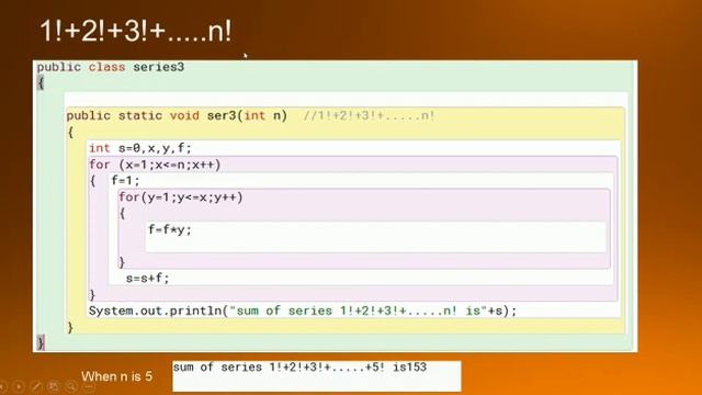Lecture 14 Sum Of Series Using For Loop