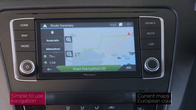 Pioneer AVIC EVO1 OC1 MTB Navgate Evo Skoda Octavia смотреть онлайн