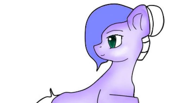 I draw a pony in Sai Рисую пони в саи смотреть онлайн