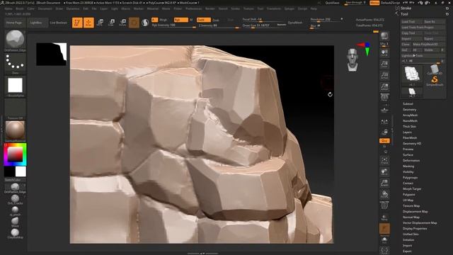 Rock Sculpting [Zbrush] - P7 смотреть онлайн