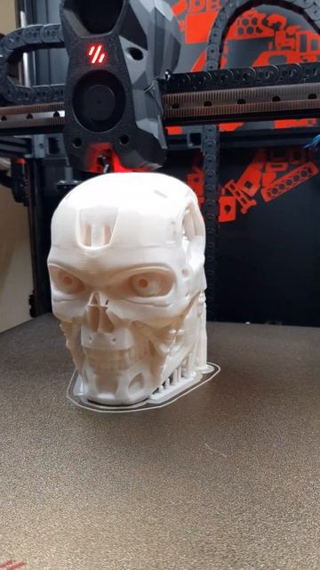 Voron 2.4 R2 printing terminator T-800 head смотреть онлайн