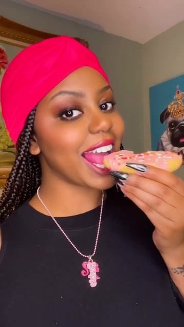 Crumbl Cookies - Pink Doughnut Cookie Taste Test #crumblcookies #shorts #asmr