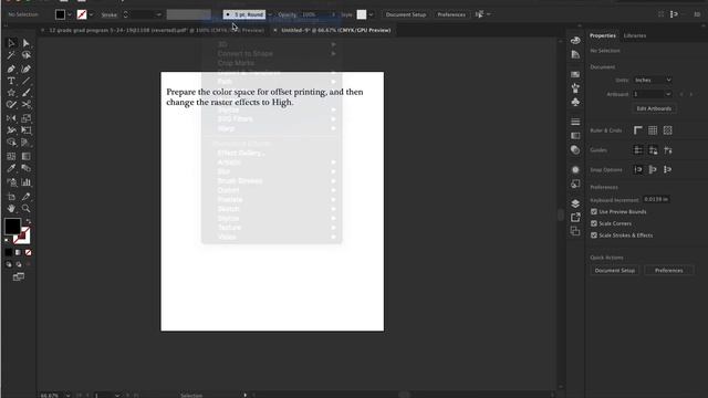 Document Raster Effects Settings смотреть онлайн