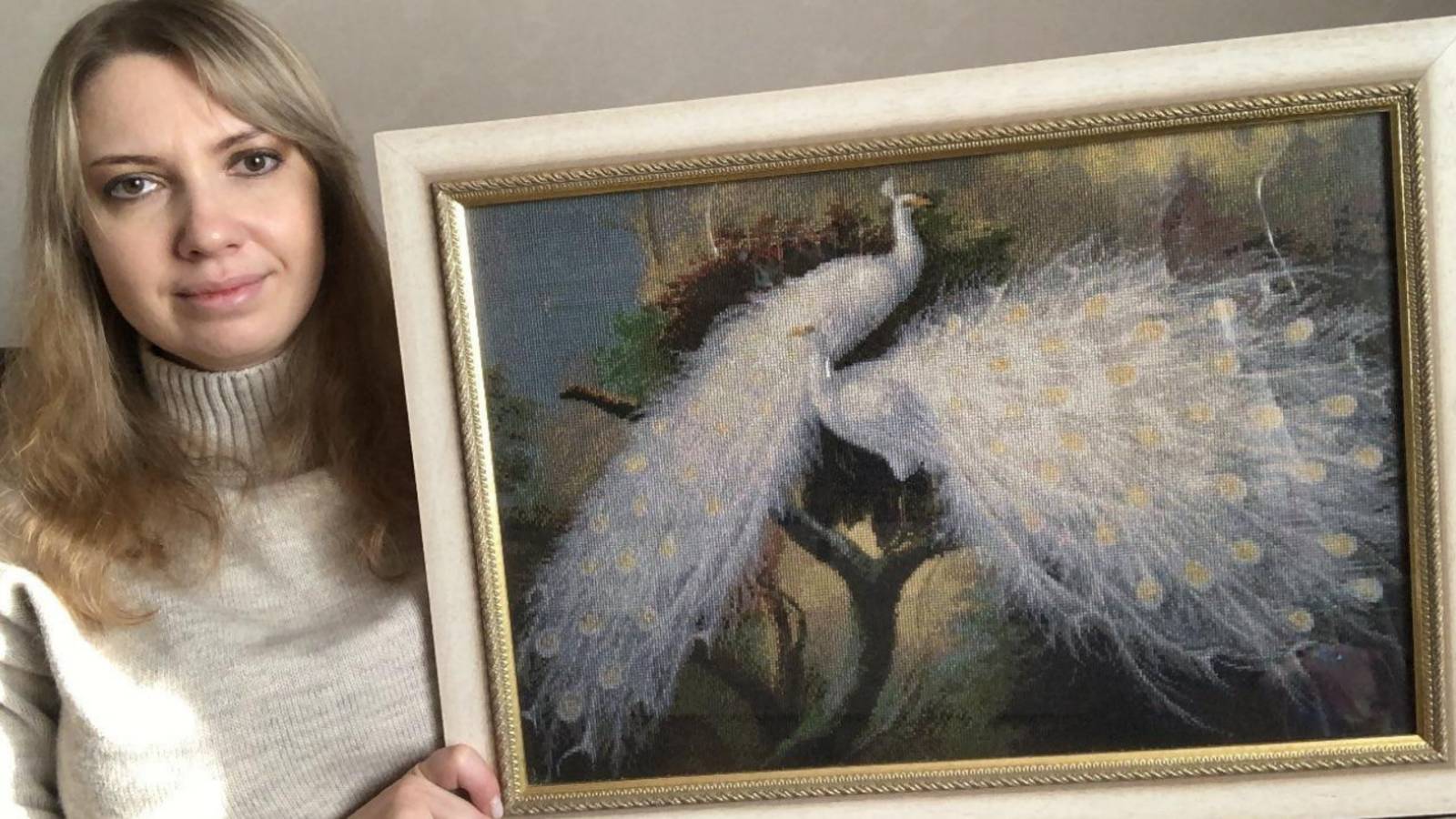 Вышитые работы моей мамы/ Вышивка крестиком смотреть онлайн