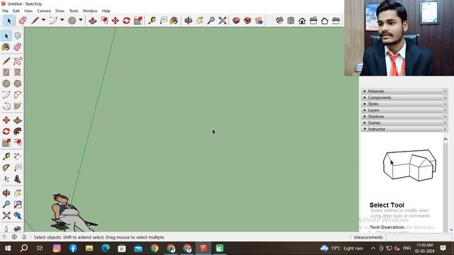 SKETCHUP TUTORIALS | SKETCHUP FOR BEGINNERS | ELLIPSE & POLYGON смотреть онлайн