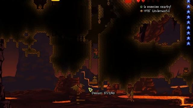Прохождение Terraria 1.3.2.1 (ч.6) Первый босс смотреть онлайн