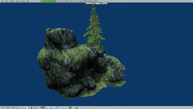 Sculptris to Blender Terrain Test смотреть онлайн