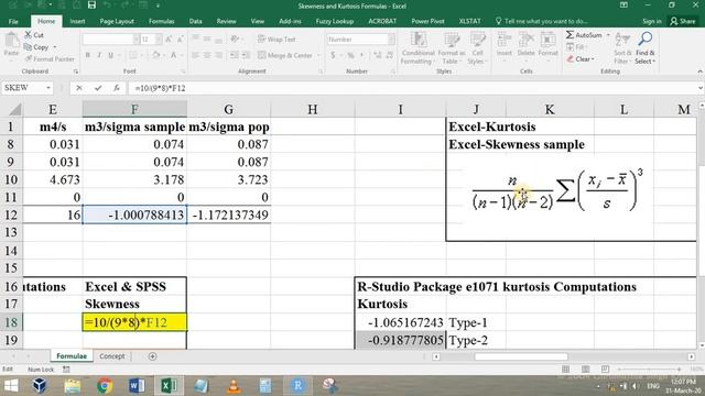 R-Studio Part-5.5 Skewness and Kurtosis in R Studio with various Packages смотреть онлайн