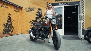Идеальный китайский cafe-racer  Мотоцикл COBRA