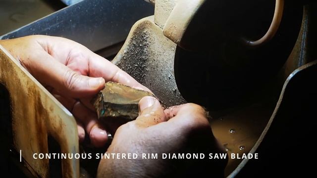 How to cut and Polihsh Unique Pattern Queensland Boulder Opal. Opal Cutting and polishing. смотреть онлайн