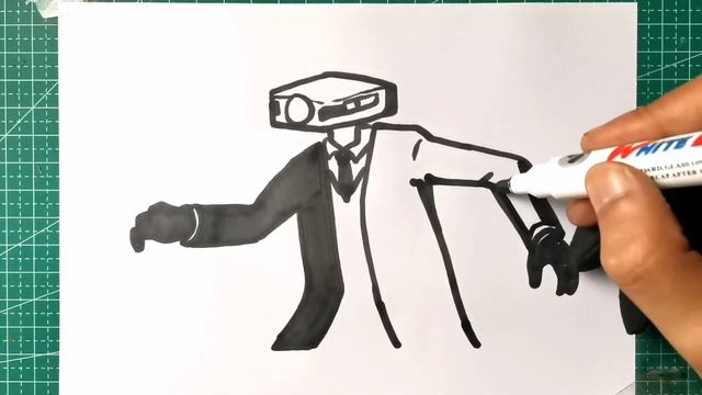 How to Draw Projector Man - Skibidi Toilet смотреть онлайн