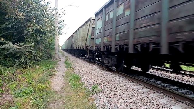 На двойную тягу || ВЛ80к-450 & 520 с нечётным грузовым смотреть онлайн