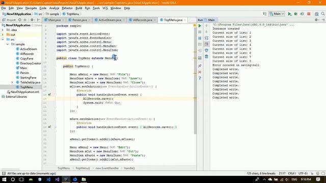 JavaFX: IO Streams смотреть онлайн