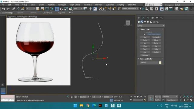 wineglass lathe | 3ds max tutorial | study Edutech | Hindi Tutorial смотреть онлайн