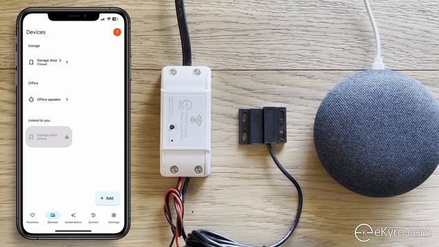 eKyro | Google Home - Smart Garage Door Opener смотреть онлайн