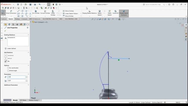 🌟💯SolidWorks Knight Design Tutorial (PART - 5)🌟 смотреть онлайн