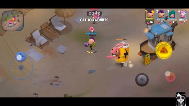 【Kids Vs Zombies: Donuts Brawl】Gameplay Android APK IOS