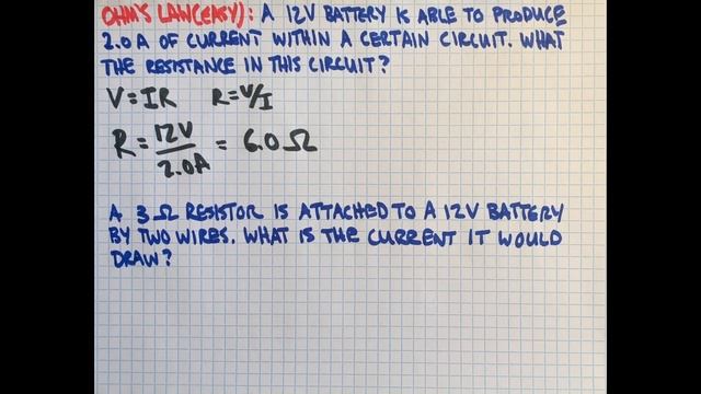 How to Solve Ohm's Law Problems (easy examples) смотреть онлайн