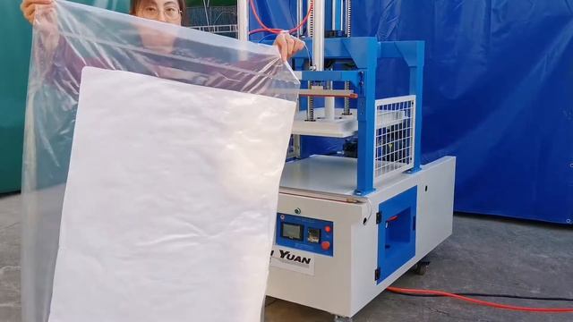HFD-888 Hydraulic oil tank vacuum compress packing machine for pillow,cushion,comforter,mattress смотреть онлайн