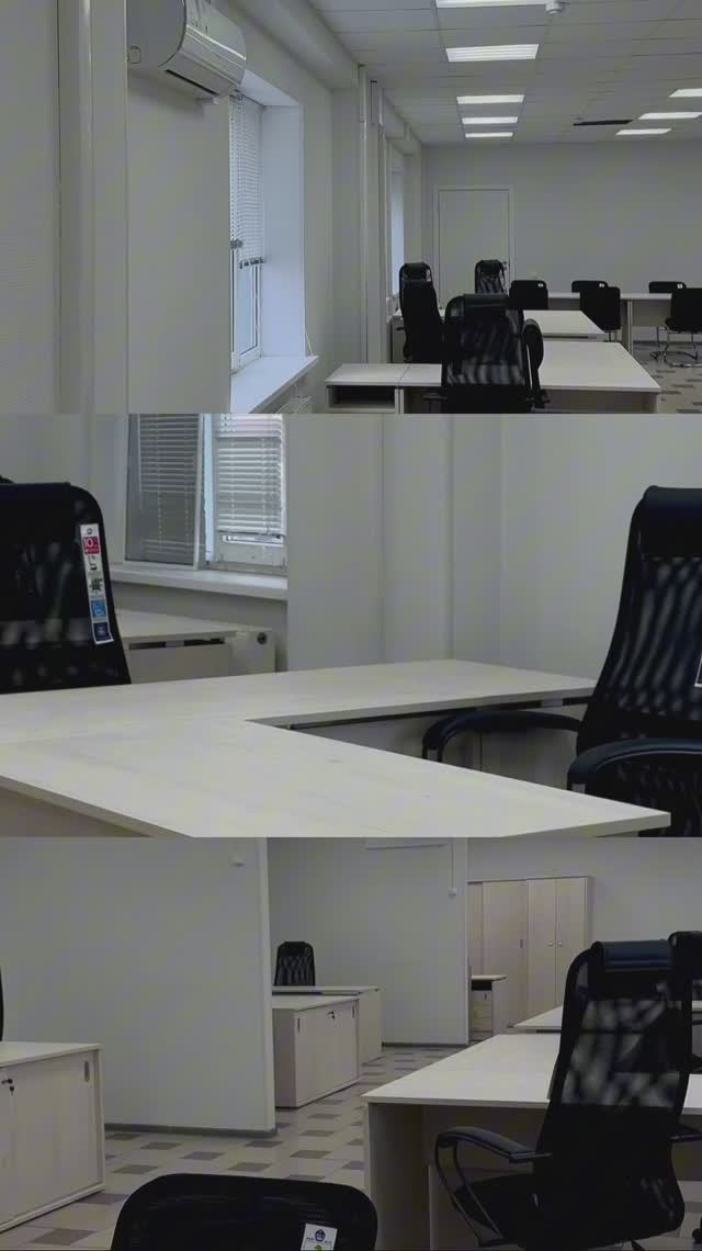 Переговорная зона и рабочие места в одном помещении