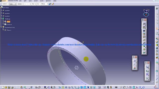 Catia V5 Tutorial|Automotive Engineering Design|How Create a Tyre(Easy Steps Beginners)|Part 2 смотреть онлайн