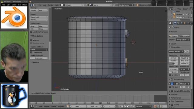 Tutorial: Spatry's Cup of Blender! 3D Coffee Mug смотреть онлайн