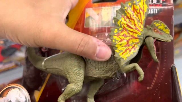 NEW EPIC ATTACK Velociraptor & Dilophosaurus - 2023 Jurassic World Mattel Toys Hunt смотреть онлайн