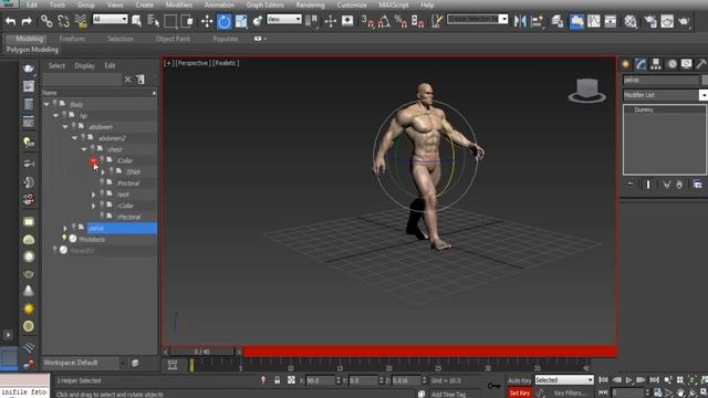 How to create walking animation in 3DS Max 2015 - Human смотреть онлайн