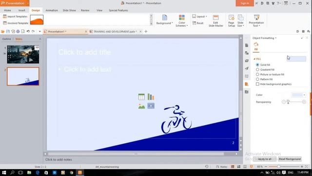 Wps Presentation Basic Tutorial 2| Learn Basic Of Wps|how To Use Wps Office|tutorial Of Presentatio