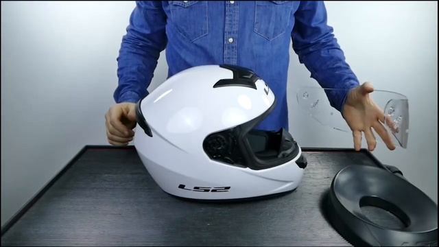LS2 Rookie FF352 - How to change visor смотреть онлайн