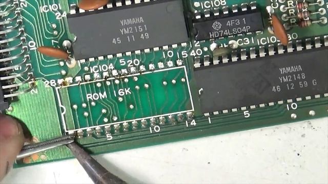 Change a Yamaha MSX FM Sound Synthesizer Unit SFG-01 to a SFG-05 смотреть онлайн