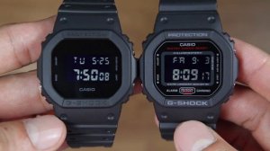 CASIO G-SHOCK DW-5600BB-1 VS G-SHOCK DW-5600HR-1