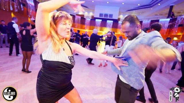 Arun Pauer & Angie Salsera | Social Dancing | Black & White Congress 2024 | Wels, Austria