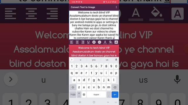 how to Convert Text to Image with talkback смотреть онлайн