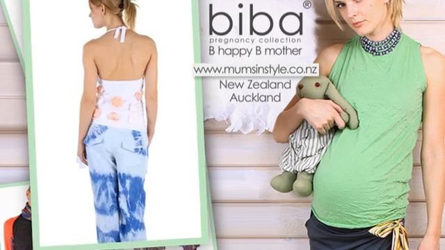 Clothes for pregnant women. Biba brand. (2 clip, Auckland, New Zealand) смотреть онлайн