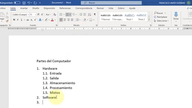 Viñetas y Numeración en Word смотреть онлайн